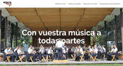 Desktop Screenshot of musicosdeviaje.com